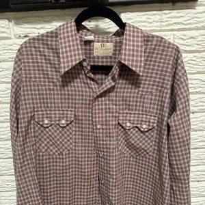 Vintage DC Dee Cee Brand Western Pearl Snap Cowboy Rodeo Shirt